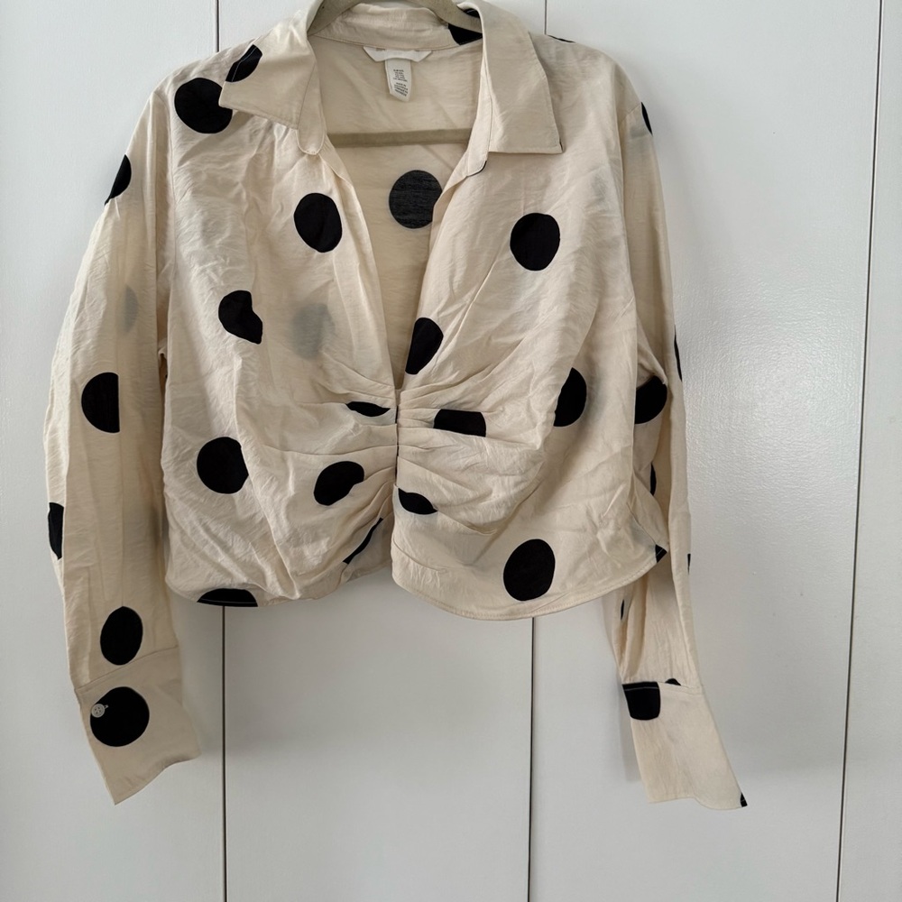 Polka dot top